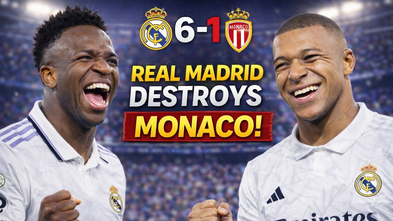 REAL MADRID IS SO BACK!! MONACO HUMILIATION 6-1!!!