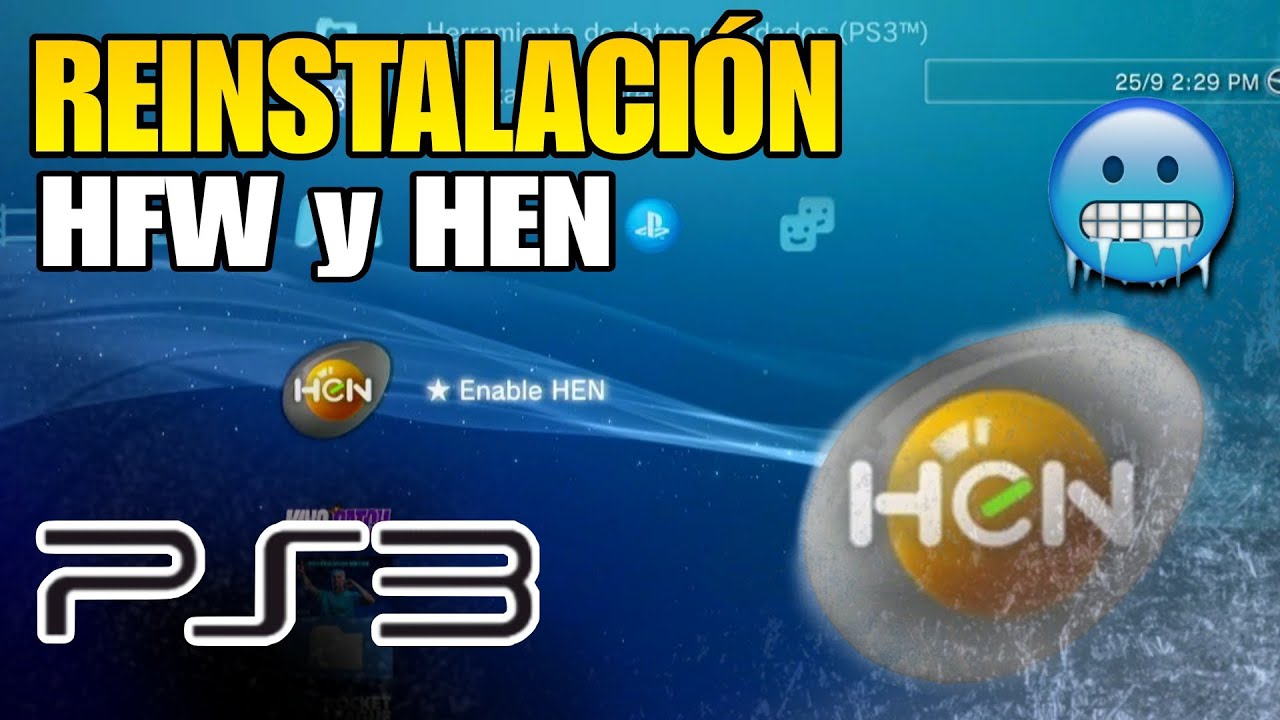Como Reinstalar HFW y HEN en PS3 4.92 Problemas De CONGELAMIENTO | TUTORIAL