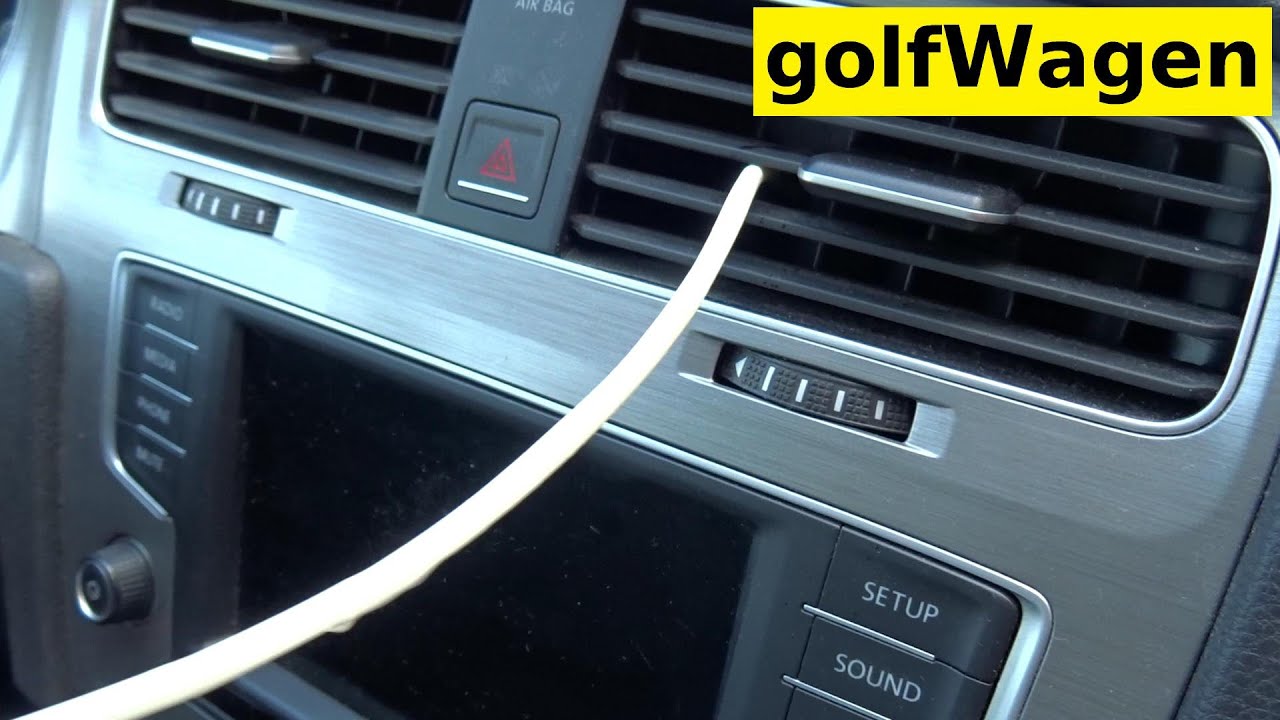 VW Golf 7 AC clima disinfection DIY