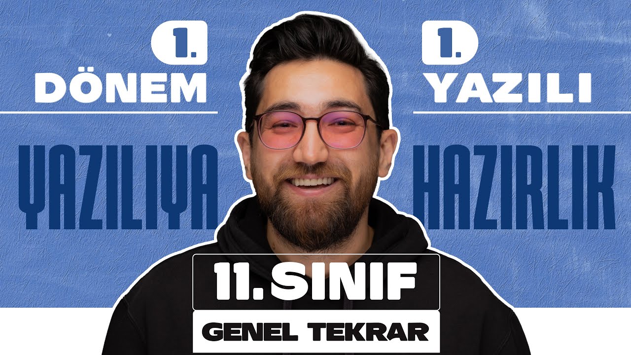 11.Sınıf Matematik | 1.Dönem 1.Yazılıya Hazırlık | Genel Tekrar Tadında Soru Çözümü | 2025-2026