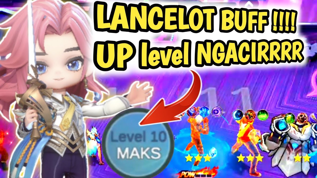 LANCELOT UP LEVEL RACING | CARA BERMAIN COMMANDER LANCELOT #magicchessgogo #mcgg 