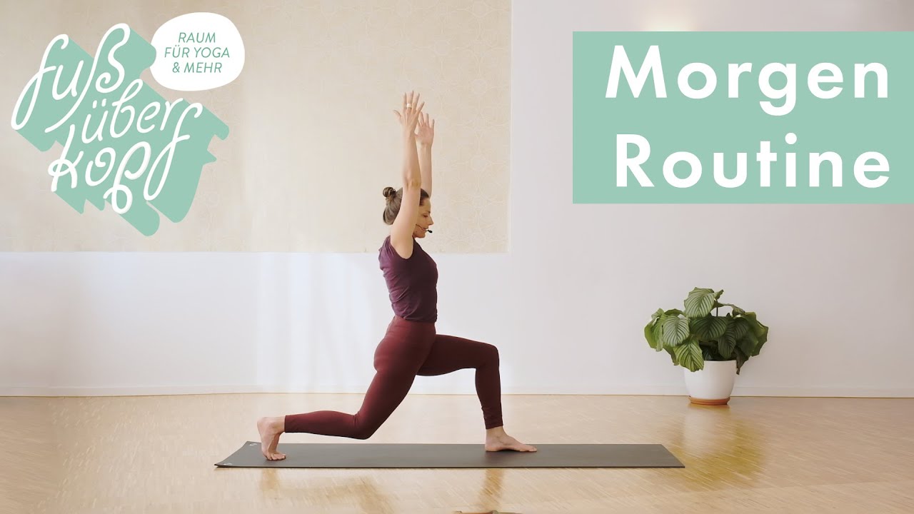 Fuß über Kopf: Morgenroutine