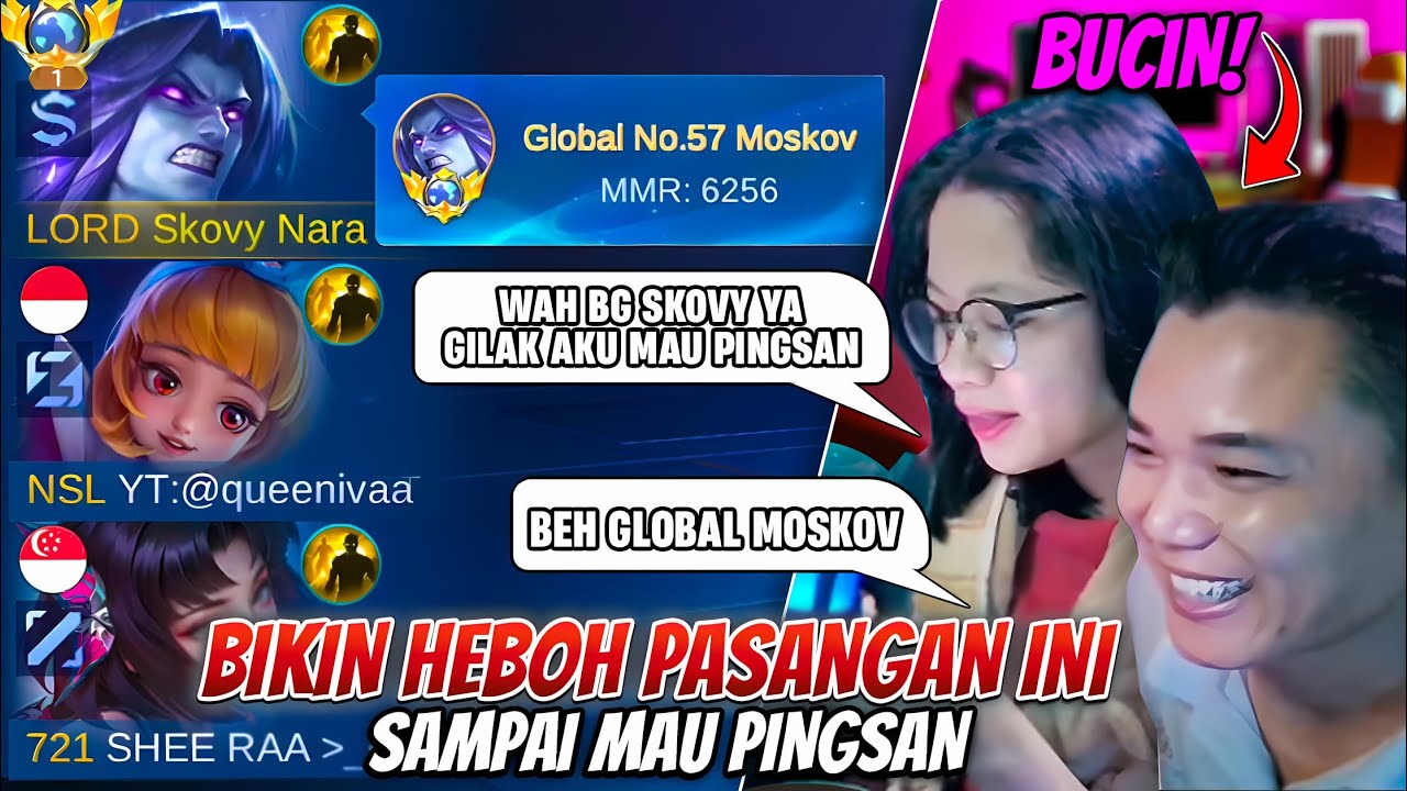 GLOBAL MOSKOV ORDER MABAR PASANGAN BUCIN BIKIN HEBOH LIVE STREAMINGNYA! ~ MLBB