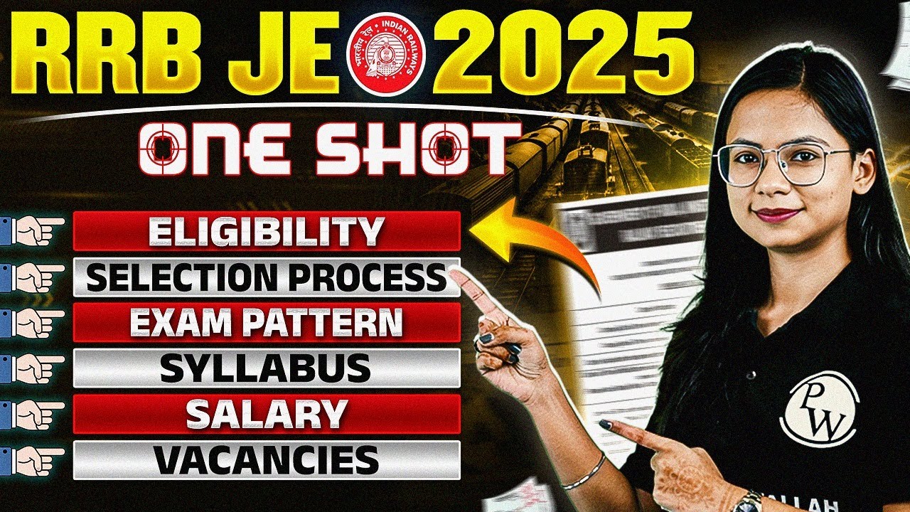 RRB JE 2025 | Syllabus | Exam Pattern | Job Profile | Salary |  RRB JE 2025 Preparation Strategy