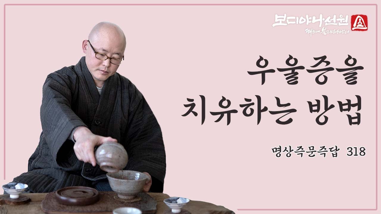 우울증을 치유하는 방법ㅣ명상 즉문즉답 318회ㅣ혜안스님