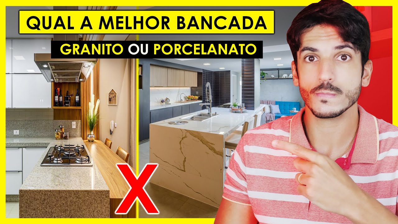 BANCADA DE PORCELANATO X BANCADA DE GRANITO - QUAL A MELHOR ?