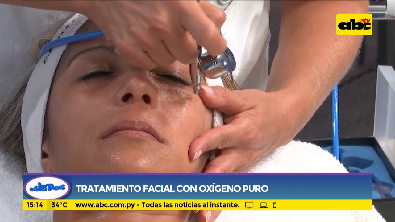 Tratamiento facial con oxígeno puro