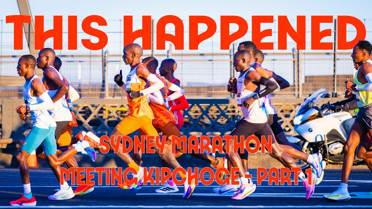 So this happened! Meeting Eliud Kipchoge at Sydney Marathon - Part 1