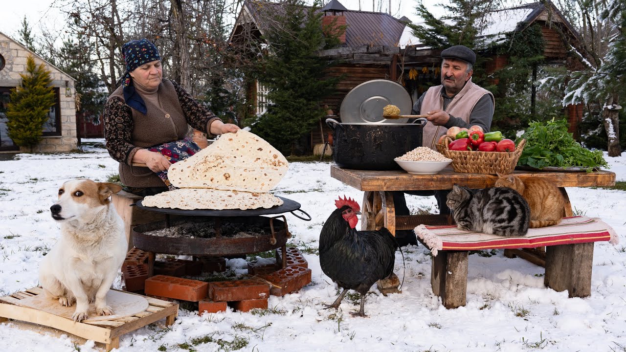 Готовим Традиционный Азербайджанский Деревенский Обед 🔥