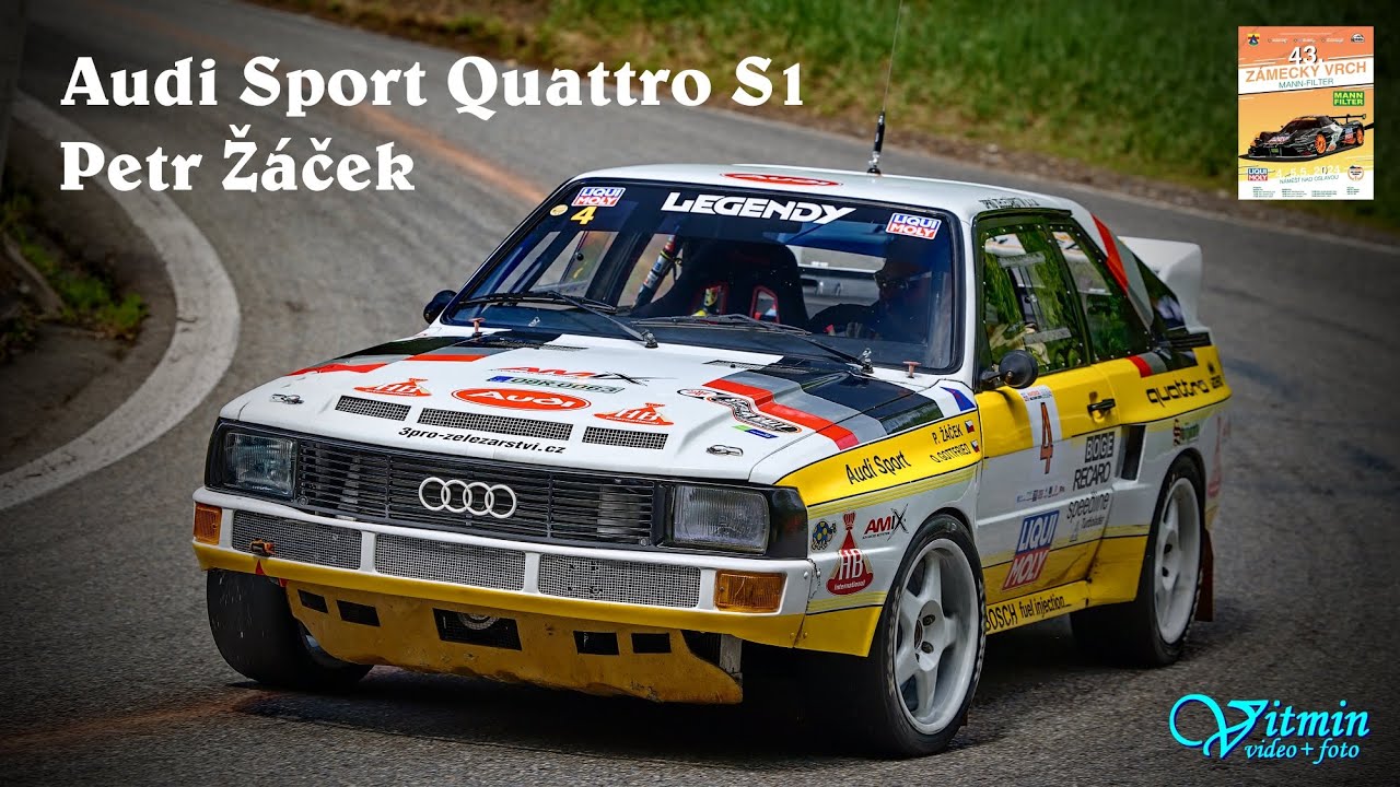 Audi Sport Quattro S1 - Petr Žáček - 43. Zámecký vrch Mann-Filter 2024 - Náměšť nad Oslavou