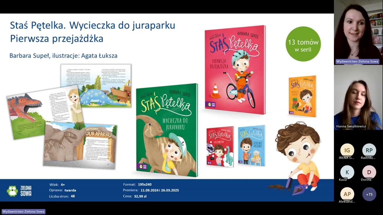Bestsellery i prezentacja oferty na 2025 rok - wydawnictwo Wilga i Zielona Sowa - WEBINAR