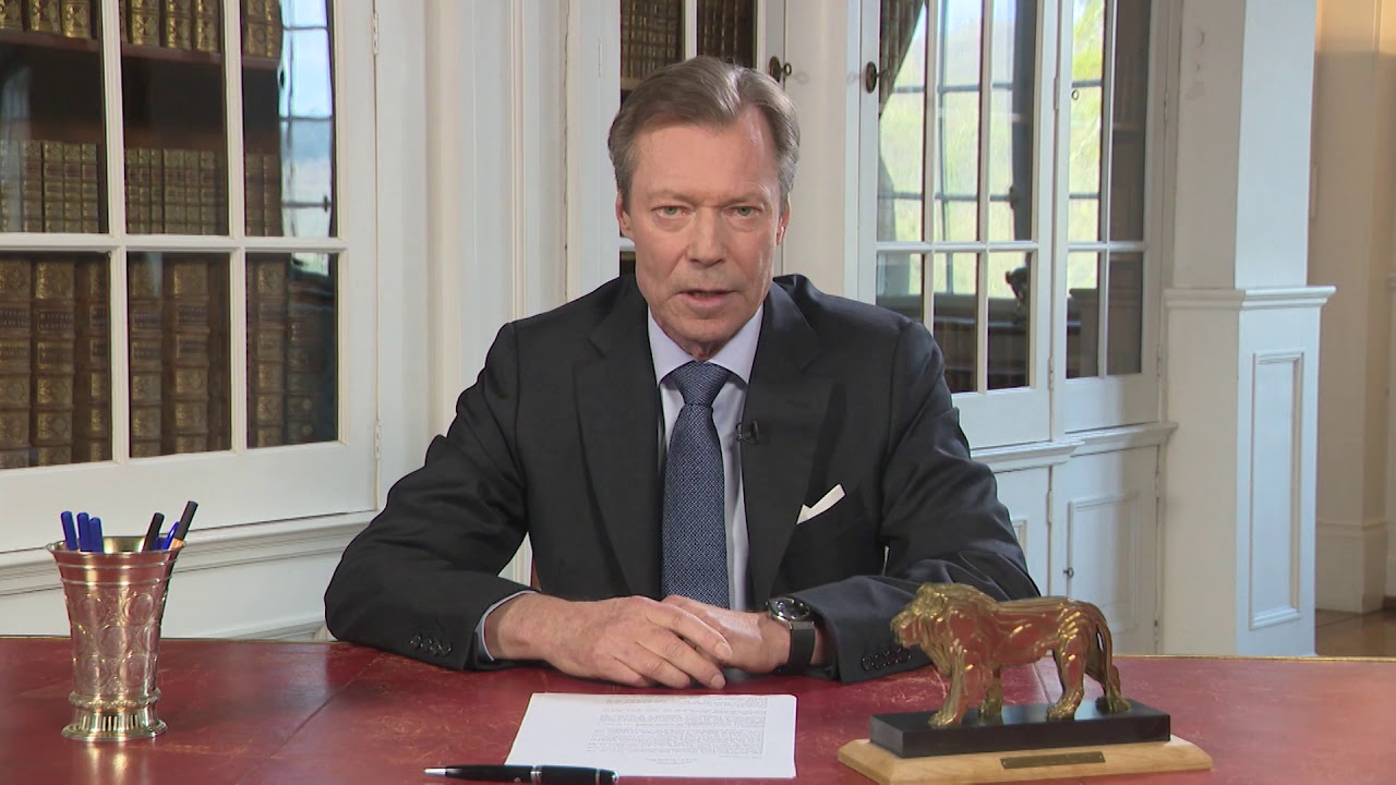 D'Declaratioun vum Grand-Duc Henri zum Coronavirus