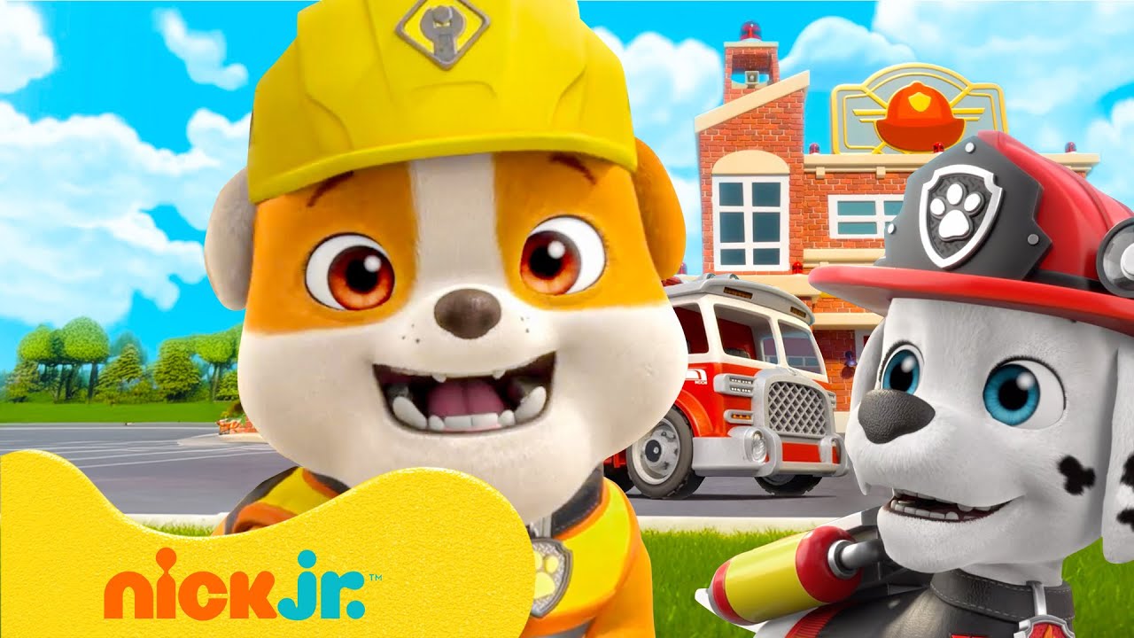 Rubble | ¡Las mejores construcciones de Rubble! Con Marshall y Mix | 2 horas | Nick Jr. en Español