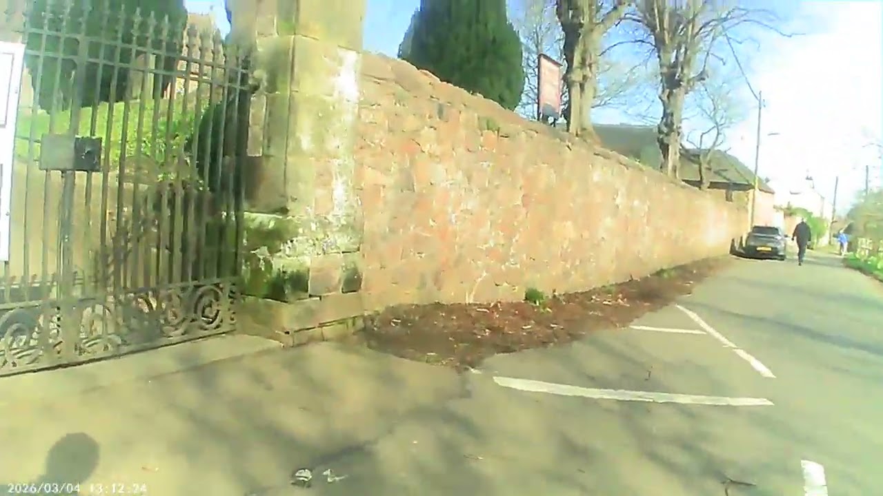 Cycling to and through Croft (Leicestershire) 04/03/2026