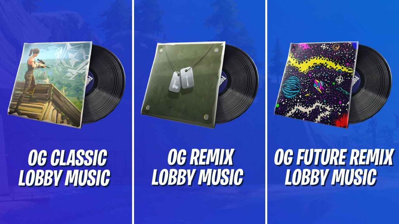 Evolution of Fortnite OG Lobby Music - OG Classic Vs OG Remix Vs OG Future Remix Fortnite