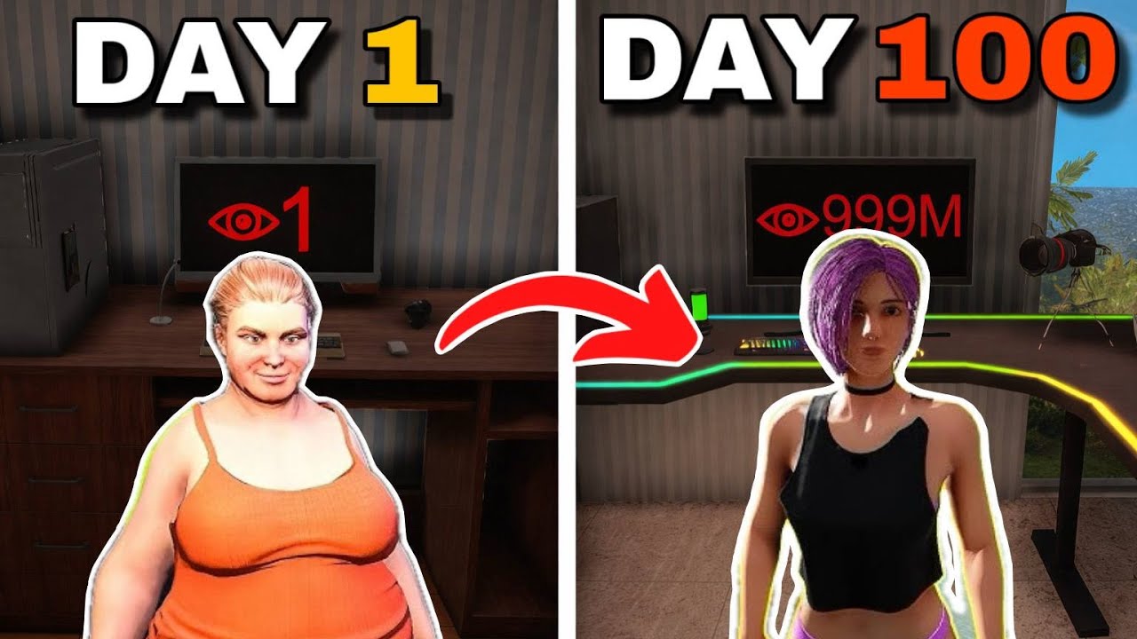 100 Ngày Làm Streamer Số 1 Việt Nam Trong Streamer Simulator 2 | Tập Chơi Game