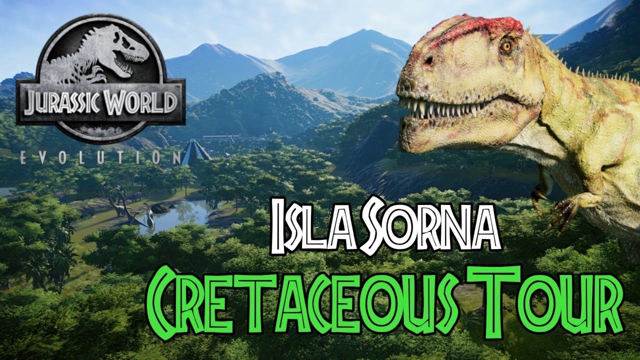 Cretaceous Tour - Parque en Isla Sorna - Jurassic World Evolution