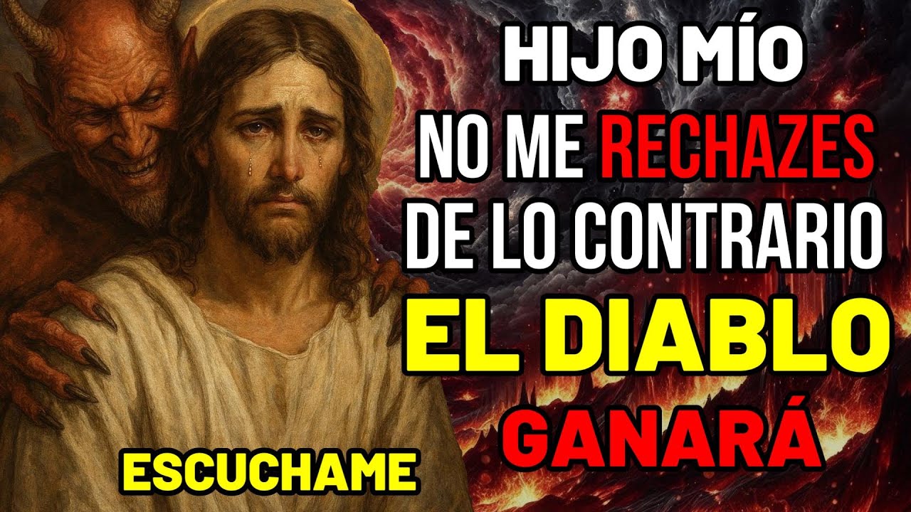 Dios dice: SATANÁS ganara si ignoras  |  Mensaje de Dios para hoy | Jesús te dice