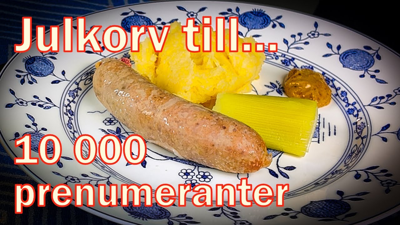 Julkorv och 10 000 prenumeranter
