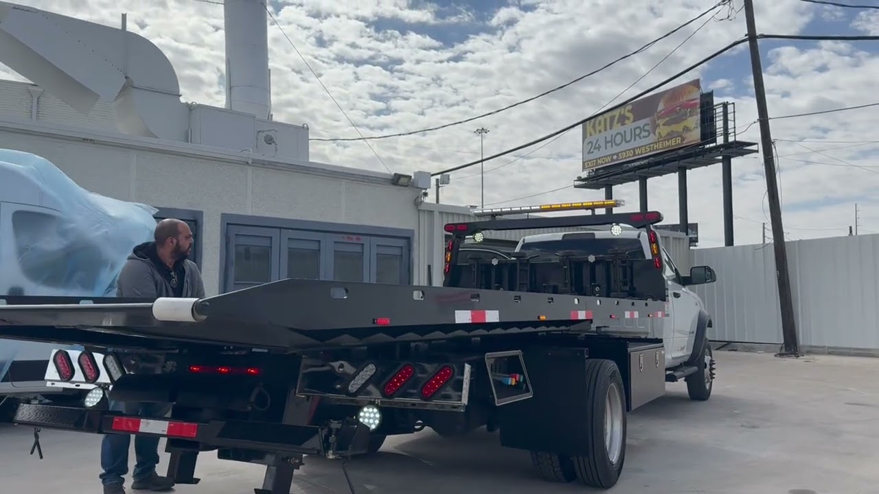 2021 Dodge Ram 4500 Chassis Tradesman SLT Gas Flatbed Rollback Tow Truck