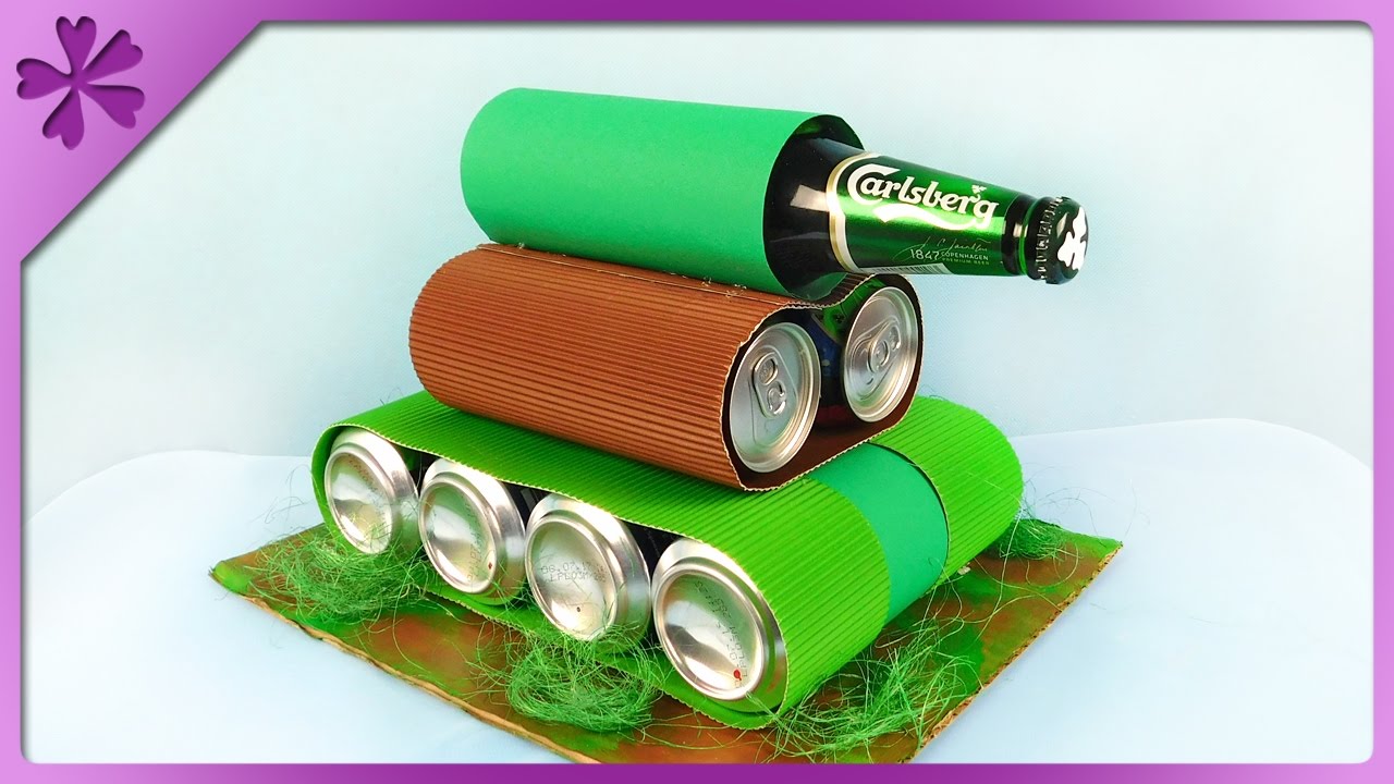 DIY Czołg z piwa, Carlsberg, Lech - Na szybko #350