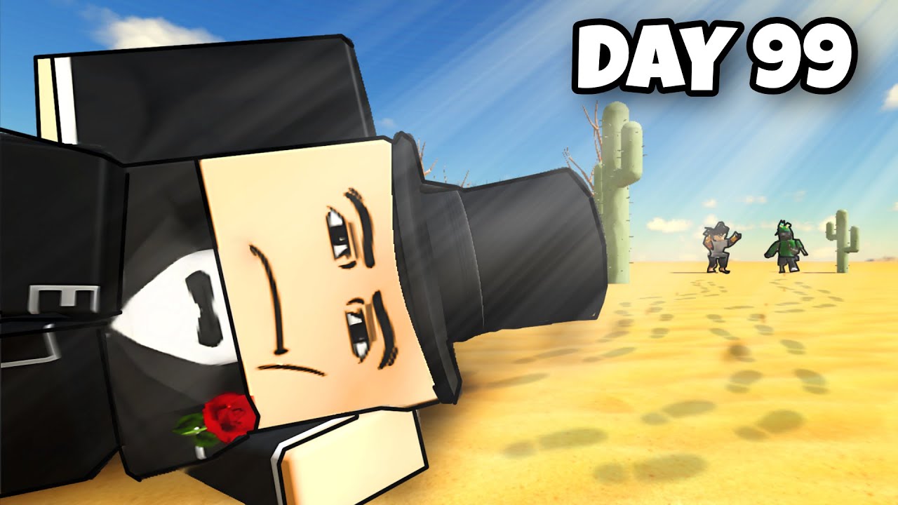 Сможем ли мы выжить в пустыне на ROBLOX!?
