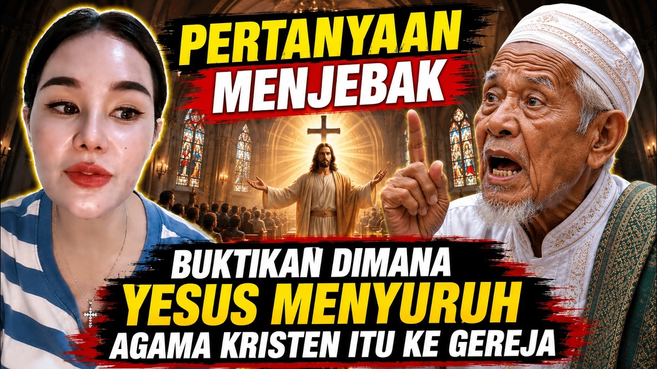 BAPAK MUSLIM INI TANTANG AGATHA BUKTIKAN DIMANA YESUS MENYURUH AGAMA KRISTEN ITU KE GEREJA!