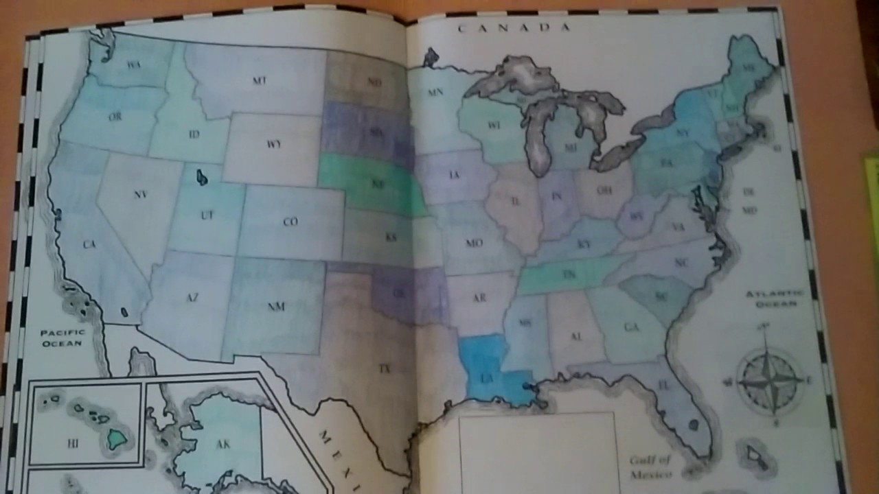 Name That State game from Home School In The Woods
