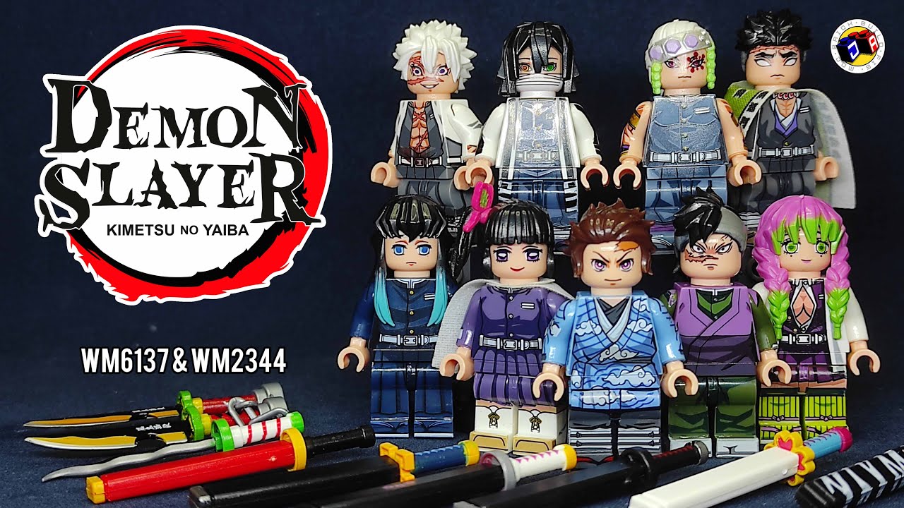 Demon Slayer (Knock-off Lego Minifigures) - WM6137 & WM2344 TANJIRO/HASHIRA'S