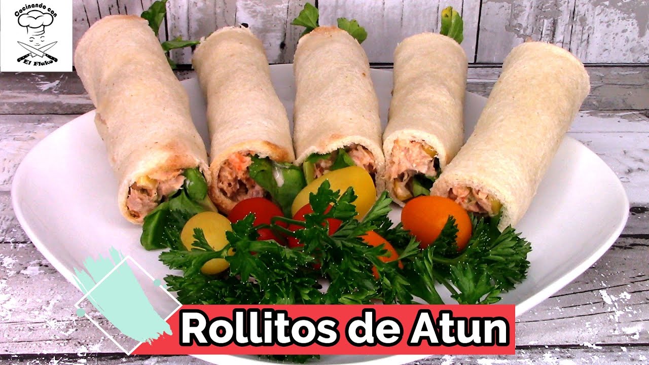 Rollitos de Atún Comida barata muy Sabrosa y Rápida