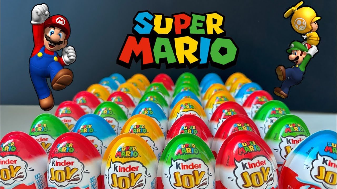 ASMR: Unwrapping Kinder Joy Super Mario 2025 Edition Satisfying Sounds | Nostalgic Item