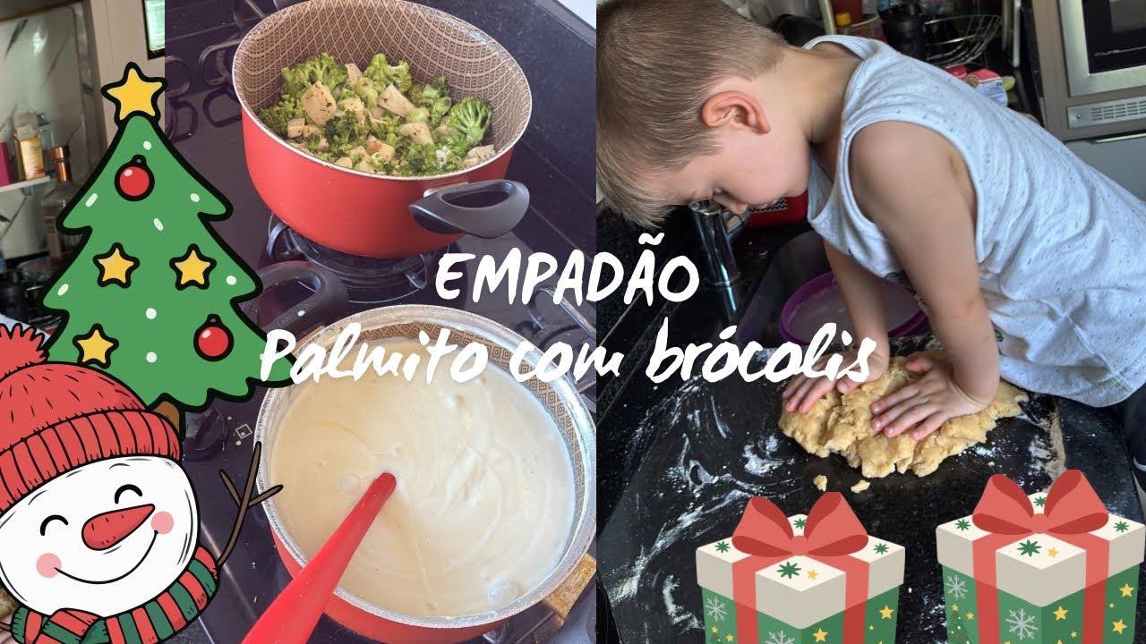Receita deliciosa Empadão de Palmito com Brócolis 