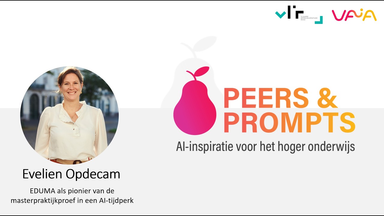 EDUMA als pionier van de masterpraktijkproef in een AI-tijdperk