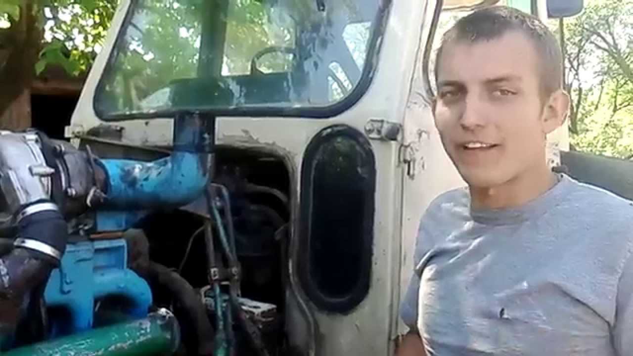 Турбо ЮМЗ первый пуск / Turbo of JUMZ the first starting