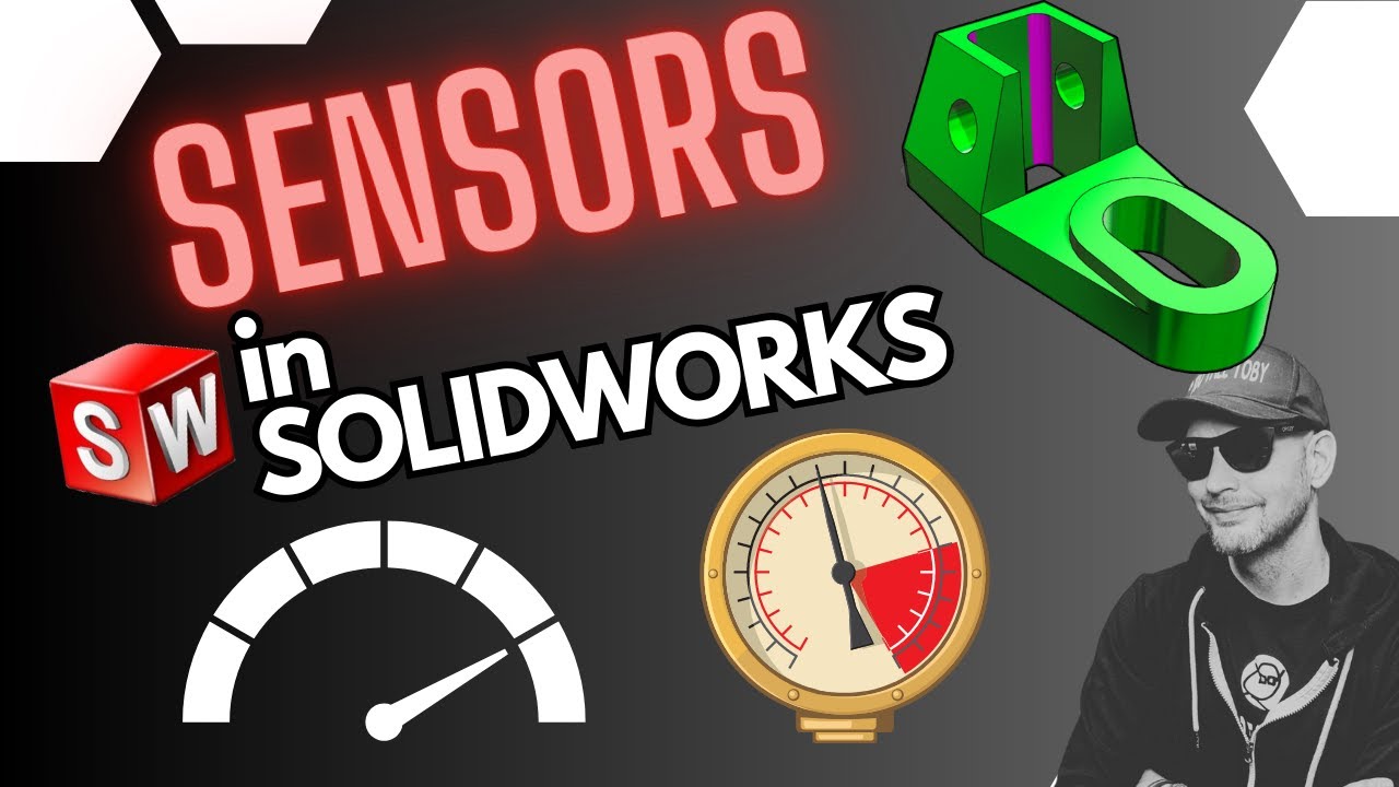Use SENSORS in SolidWorks to quickly CALCULATE MASS!