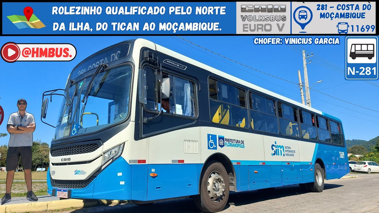 Linha 281 | Costa do Moçambique/Bairro no Caio Apache Vip V Volkswagen 17.230 OD Euro V.