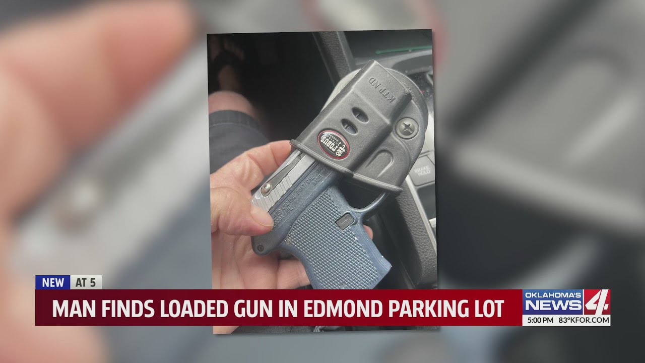 Oklahoma man finds loaded gun in Edmond store parking lot