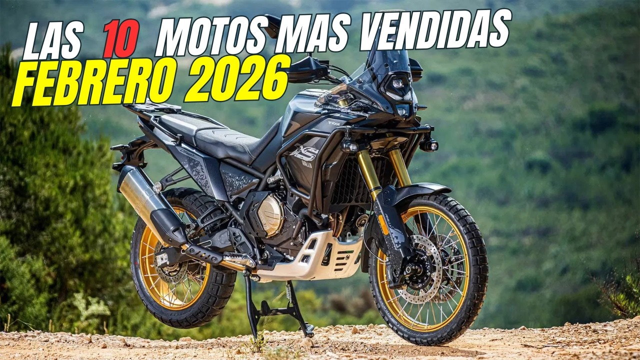 Las 10 motos mas vendidas febrero 2026