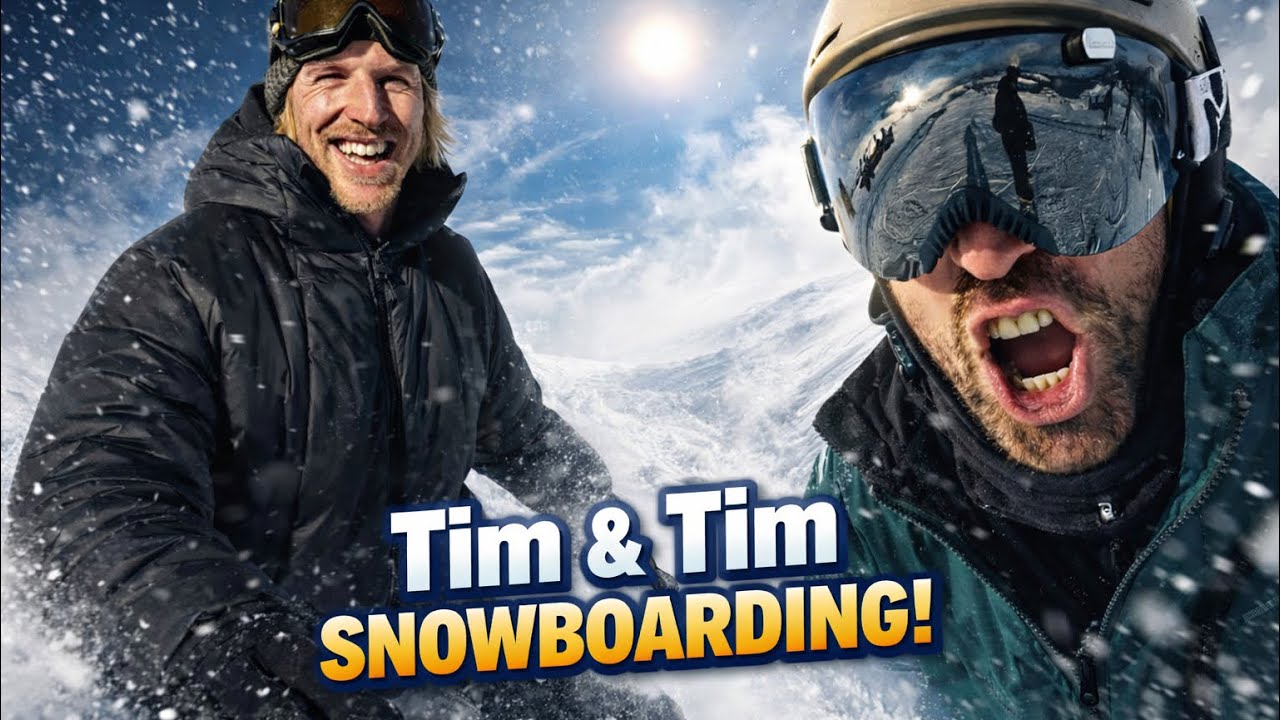 Snowboarding with Tim&Tim 