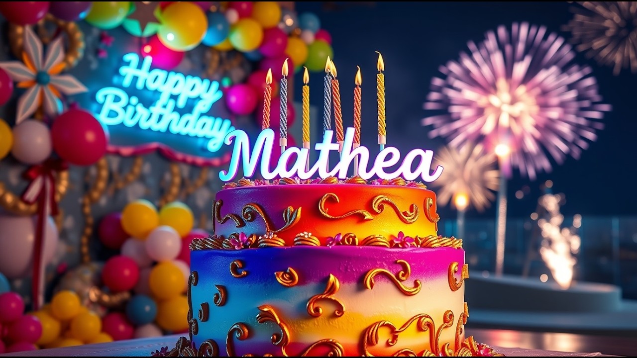 Zum Geburtstag viel Glück Mathea – Alles Gute zum Geburtstag!