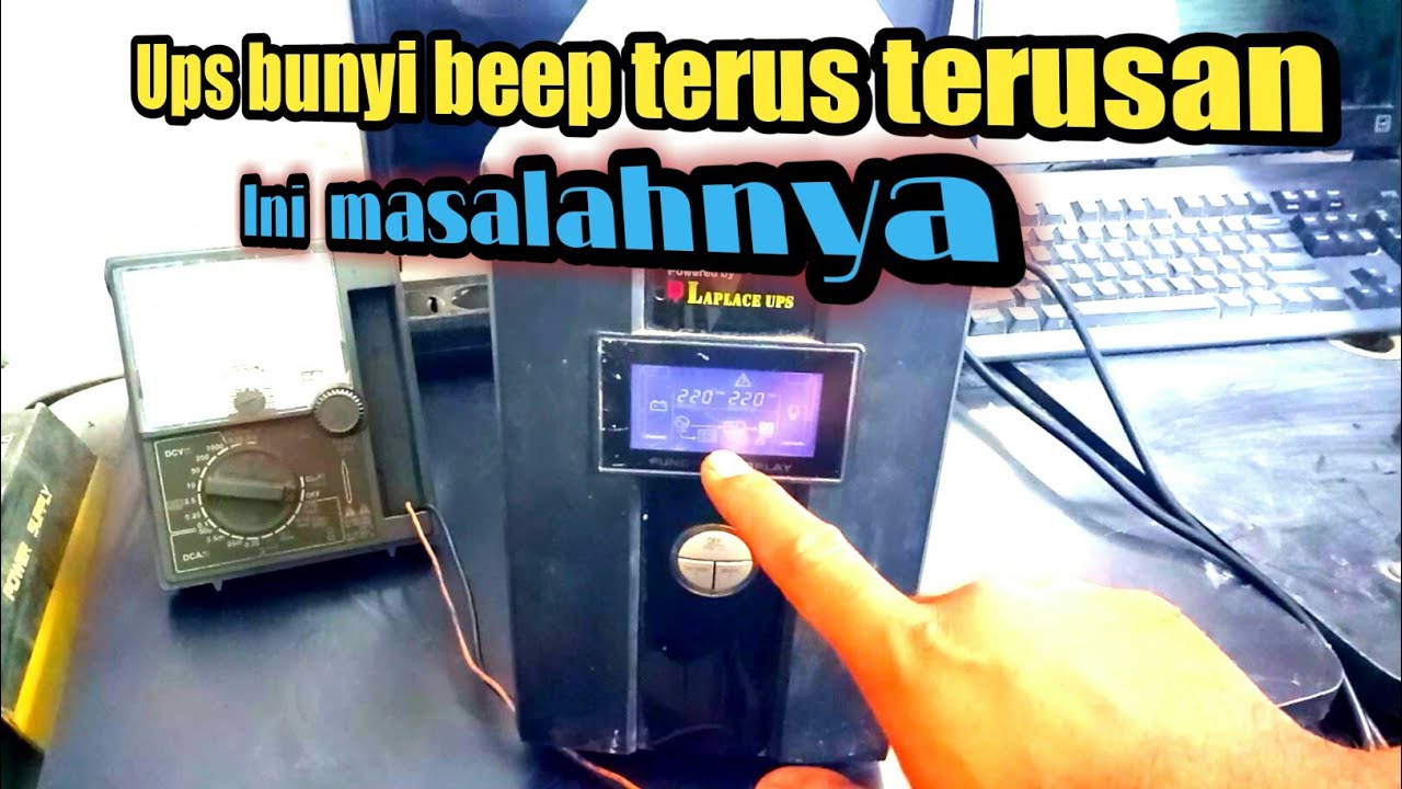 Ups Laplace bunyi terus terusan muncul warning #UPS # UpsLaplace