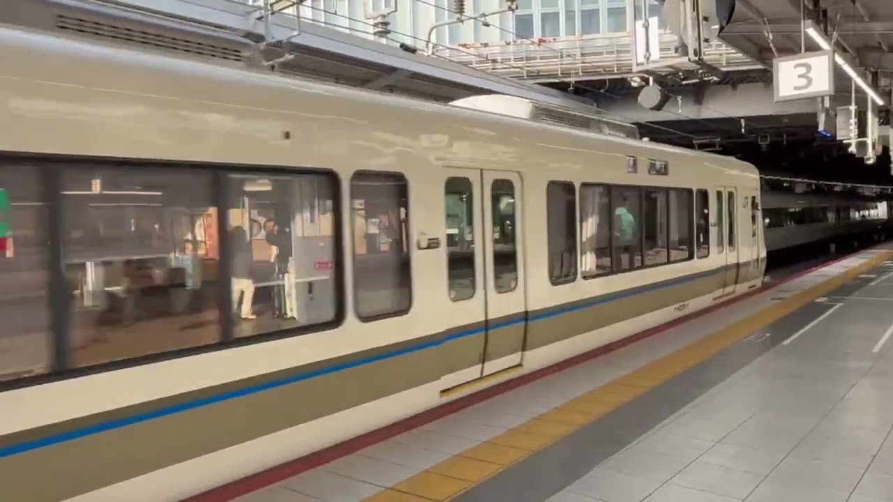 EMU3000型隊長拍攝17部JR西日本通勤電車/本頻道2001部JR西日本221系0番台普通6節奈良經大和路/大阪東線往大阪115/1/16JR-F02新大阪出站