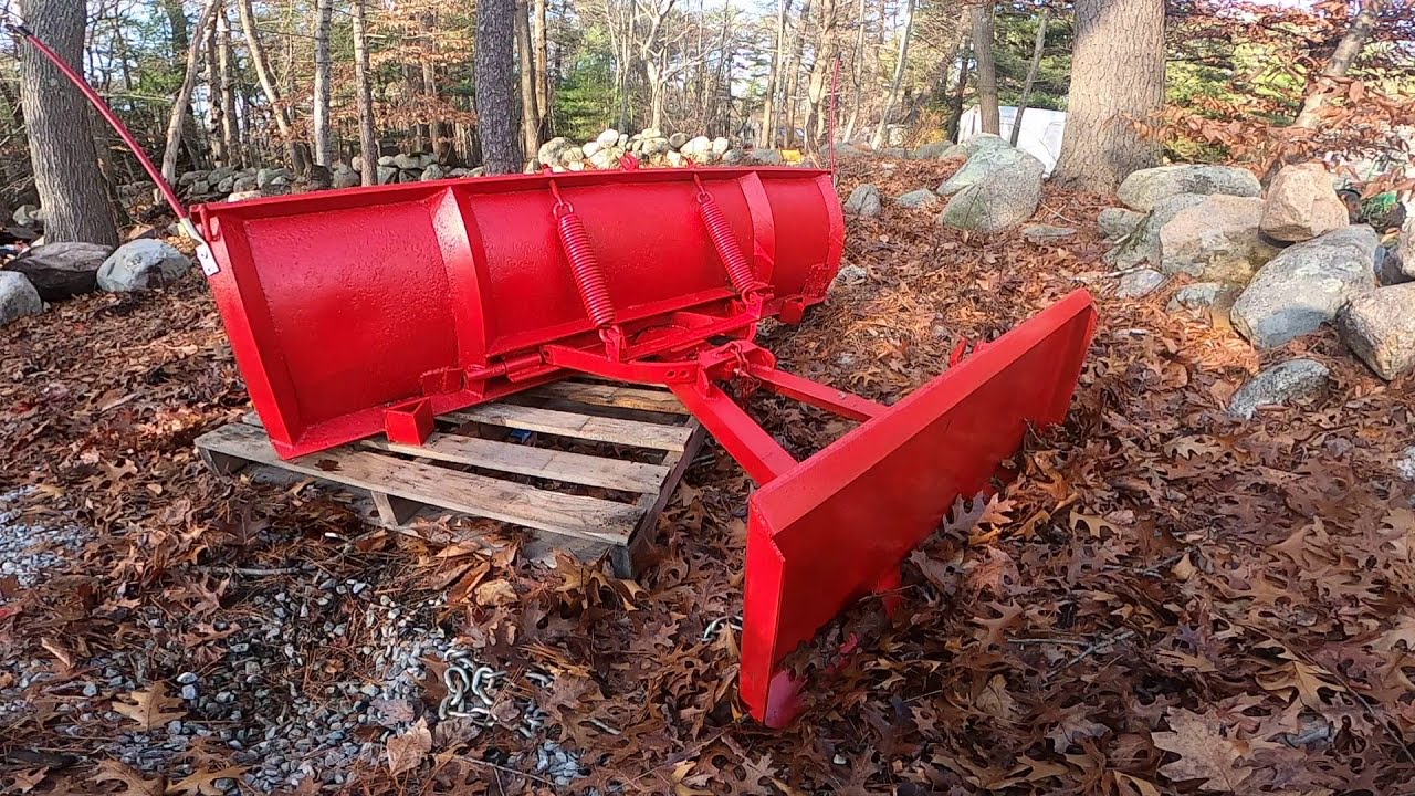 Quick Attach Snow Plow build for a Bobcat