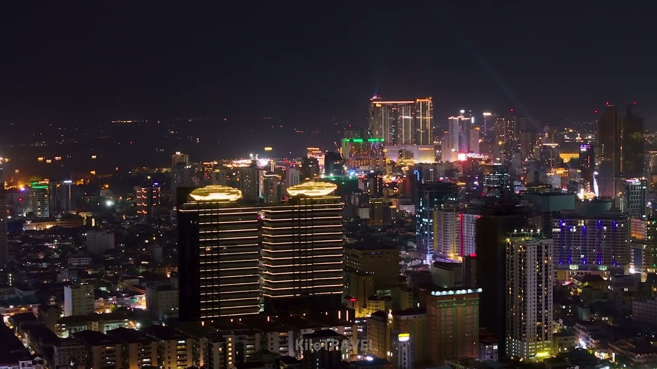 Phnom Penh City-A Nighttime Wonder សម្រស់ #ទីក្រុងភ្នំពេញ ពេលរាត្រី ក្នុងដំណើរអភិវឌ្ឍន៍ ទៅមុខឥតឈប់ឈ!