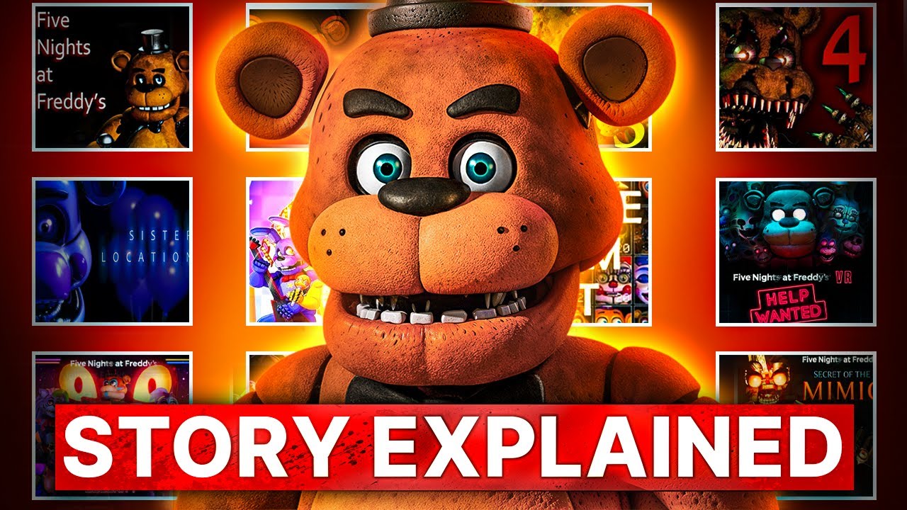 The Complete FNAF Saga | All Games Explained | Five Nights at Freddy's Lore & Story