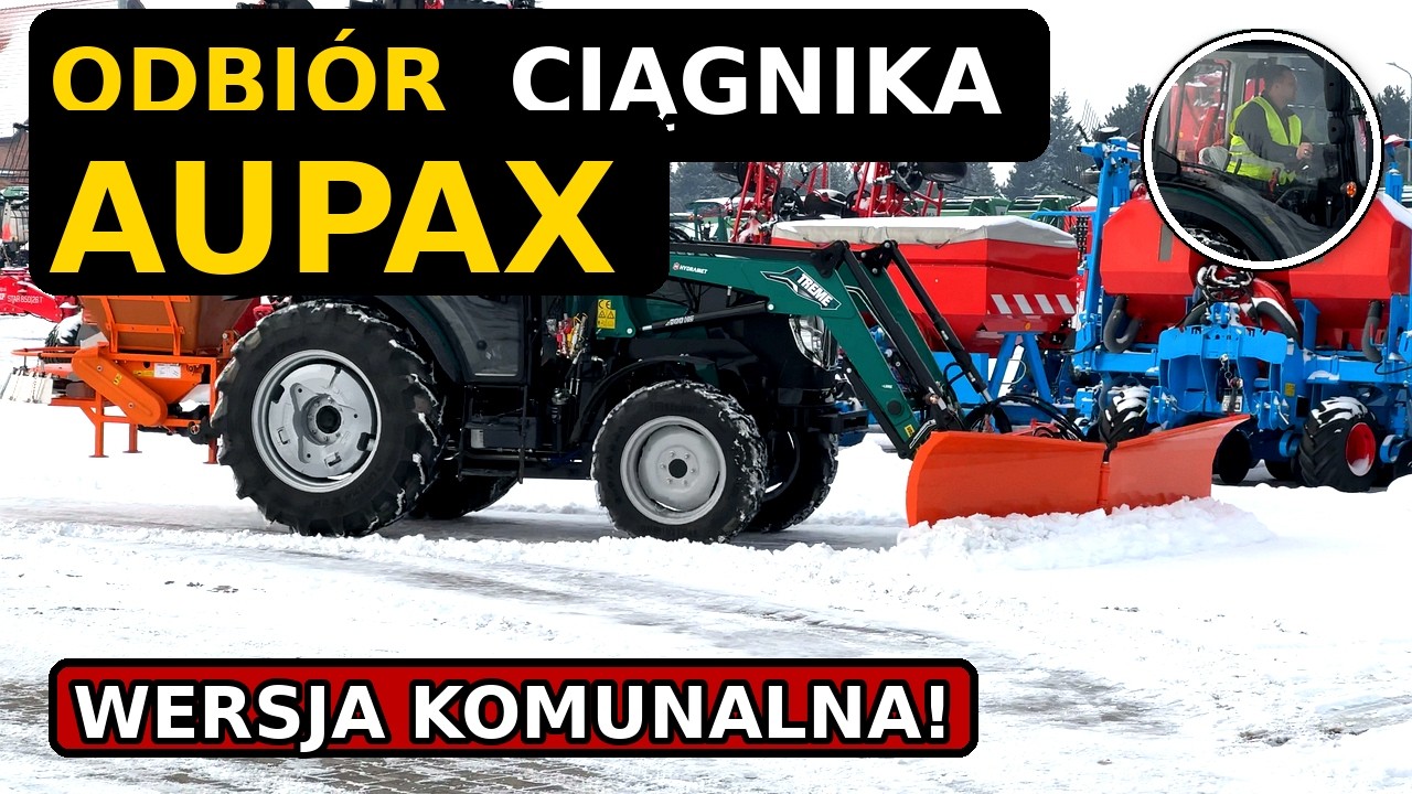 CHCIAŁ SAM PŁUG, A WYJECHAŁ CIĄGNIKIEM Z PŁUGIEM I POSYPYWARKĄ