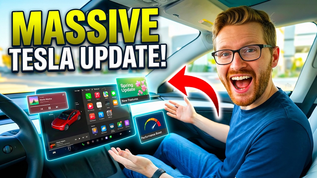 SURPRISE First Look at Tesla's NEW Spring Update!