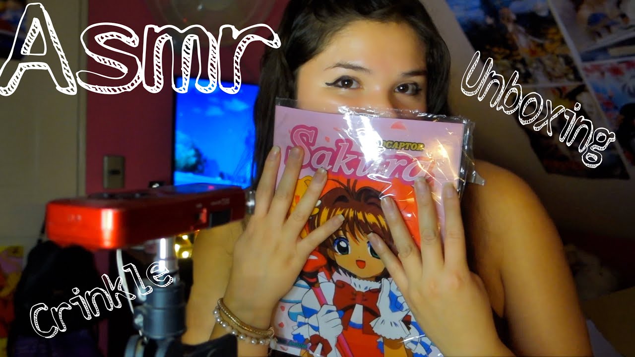 ASMR UNBOXING 🌸 Mostrando ALBUM y Laminas de SAKURA CARD CAPTOR❤️🪄