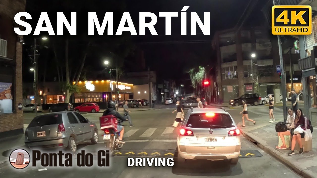 【4K】100 % BONAERENSE [CIUDAD de SAN MARTIN] street view BUENOS AIRES #driving TOUR CENTRO -ARGENTINA