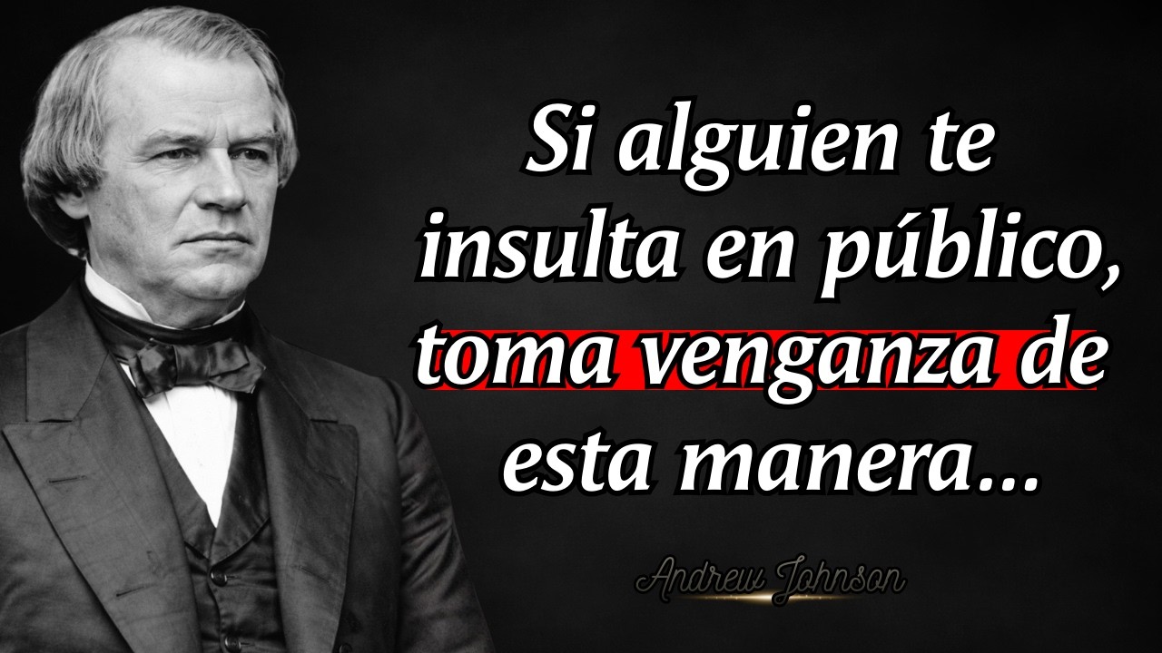 Andrew Johnson: Jeśli ktoś obrazi cię publicznie, zrób to zamiast tego…